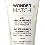 Eveline Wonder Match 3-in-1 Serum-Primer SPF 20 База-сыворотка под макияж с гиалуроновой кислотой и витамином Е